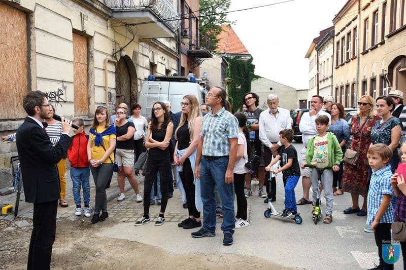 77. rocznica likwidacji nowosądeckiego getta - spacer historyczny, sierpień 2019