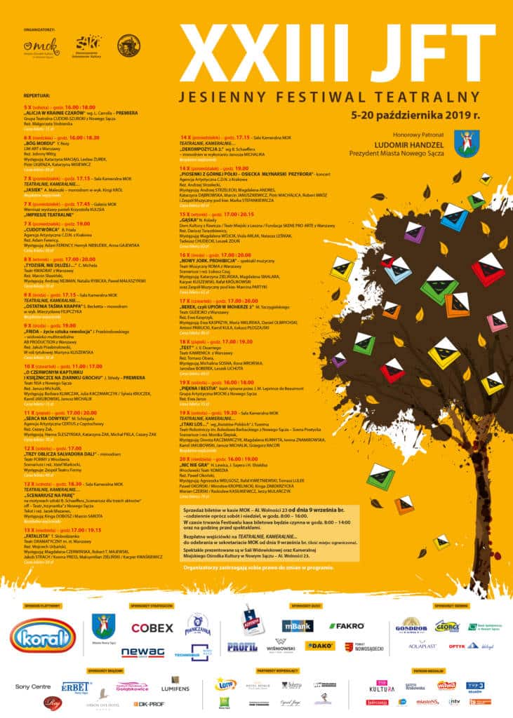 23 Jesienny Festiwal Teatralny