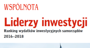 Nowy Sącz słabo wypada pod względem inwestycji w latach 2016 – 2018 Wspólnota liderzy inwestycji 2016-2018