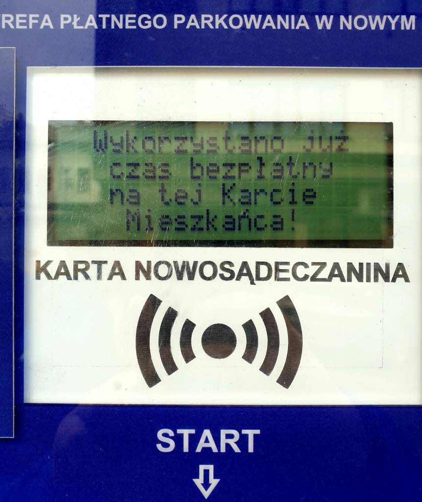 oczekiwanie na kartę nowosądeczanina