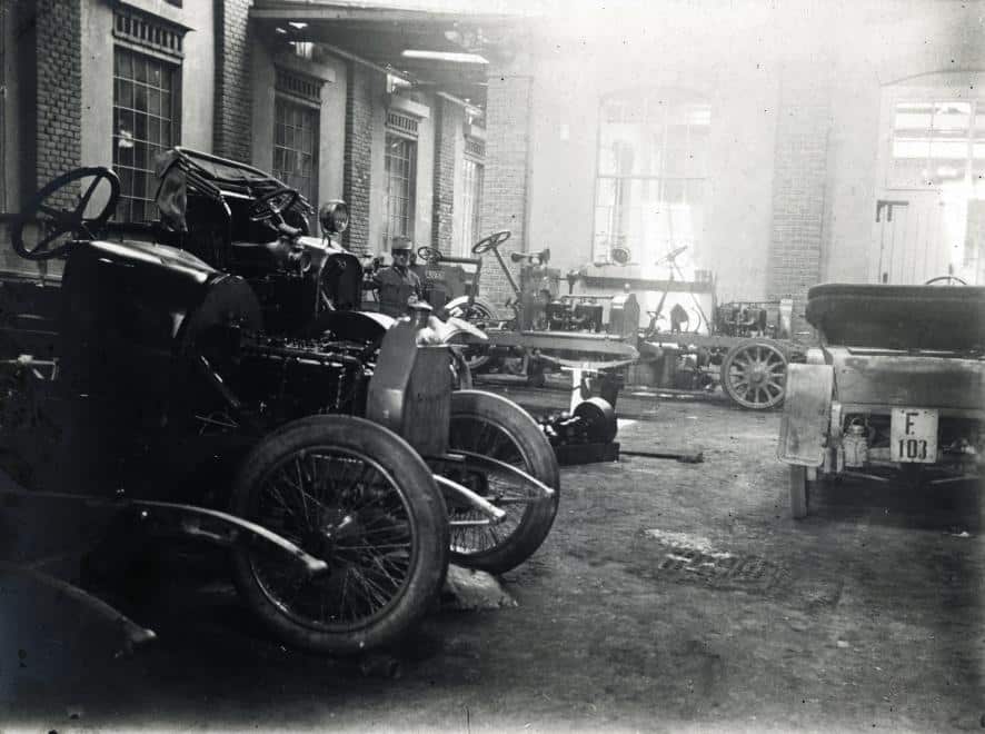 Warsztaty kolejowe w Nowym Sączu, 1915