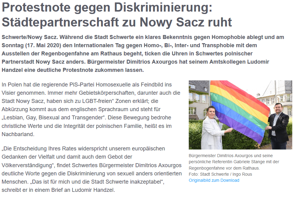 partnerstwo Nowy Sącz Schwerte