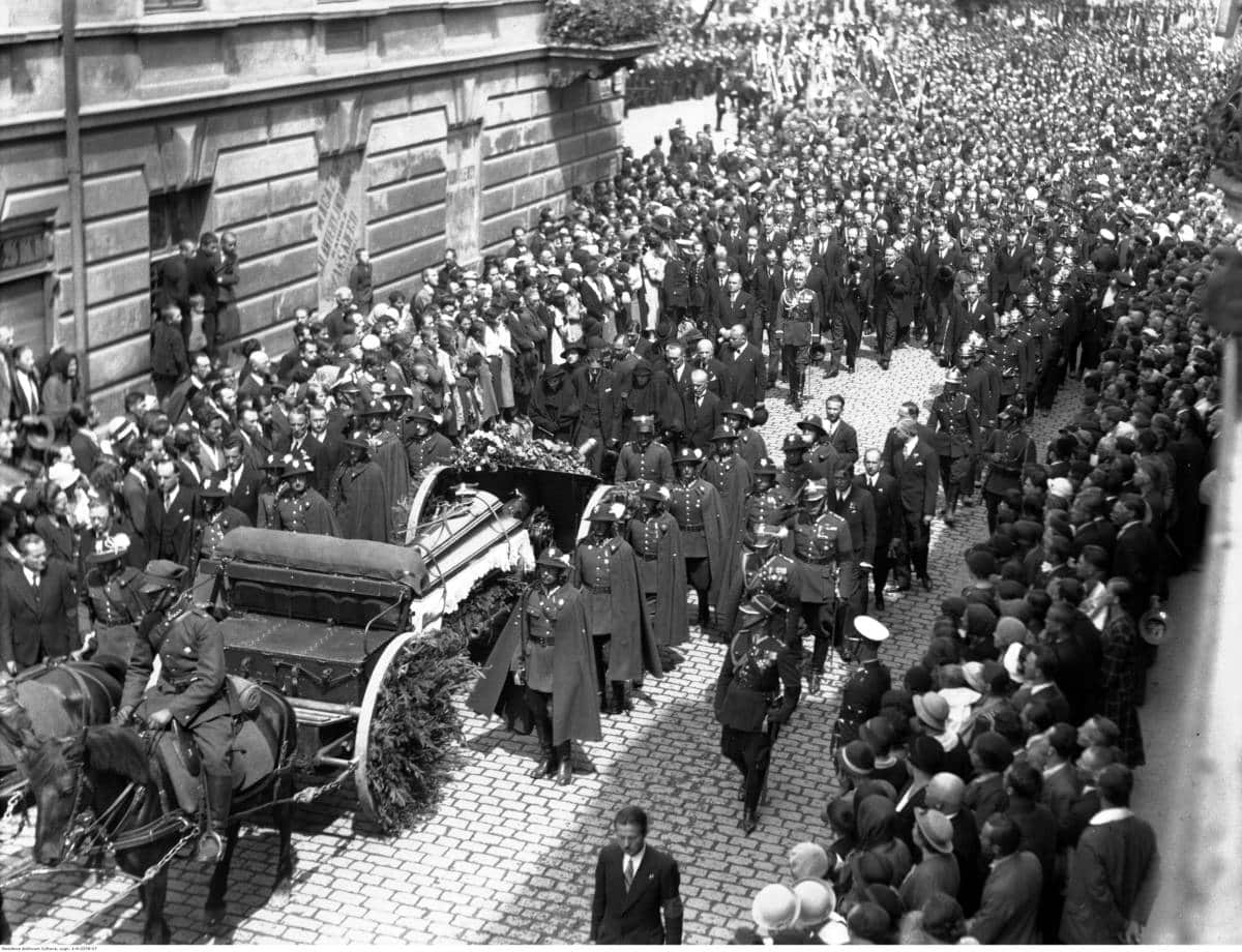 pogrzeb Bronisława Pierackiego Nowy Sącz 1934