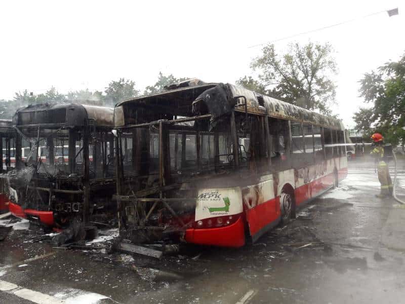 spalone autobusy MPK Nowy Sącz