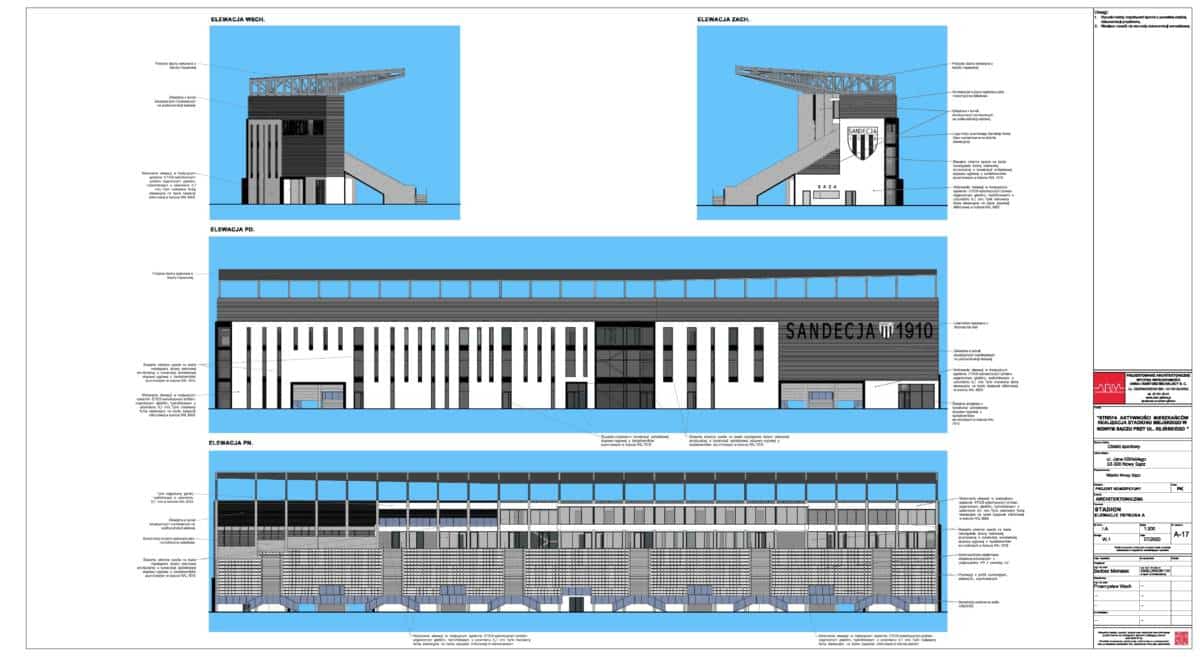 przetarg na realizację stadionu miejskiego w Nowym Sączu