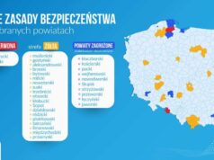 Ministerstwo Zdrowia: w strefie czerwonej 2 powiaty, w żółtej – 19