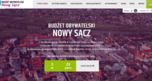 Półmetek głosowania na projekty do Budżetu Obywatelskiego Nowego Sącza 2021