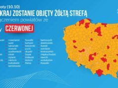 Od 10 października cała Polska w strefie żółtej, obowiązek zakrywania nosa i ust
