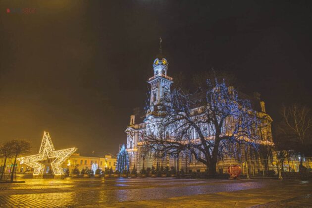 świąteczna iluminacja Nowego Sącza 2020