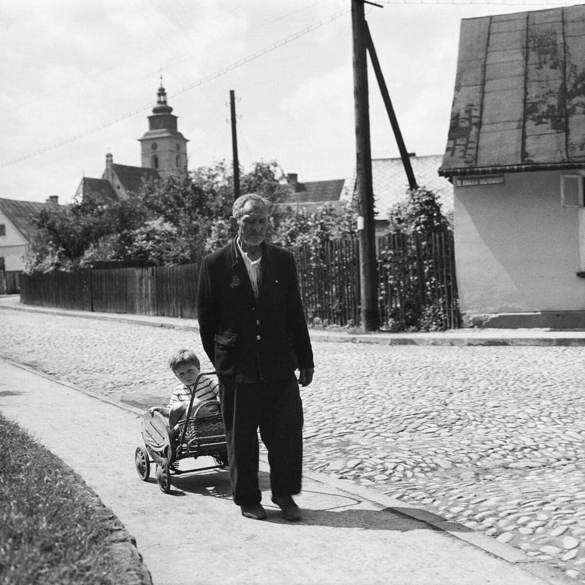 Stary Sącz 1966 rok. Ulica Daszyńskiego