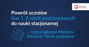 MEiN: Uczniowie klas I-III w poniedziałek wracają do szkół, starsi mają zajęcia zdalne do 31 stycznia