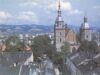 Kult Przemienienia Pańskiego w dawnych wiekach Sądecka fara w latach 80. na pocztówce Krajowej Agencji Wydawniczej. Fot. J. Żak