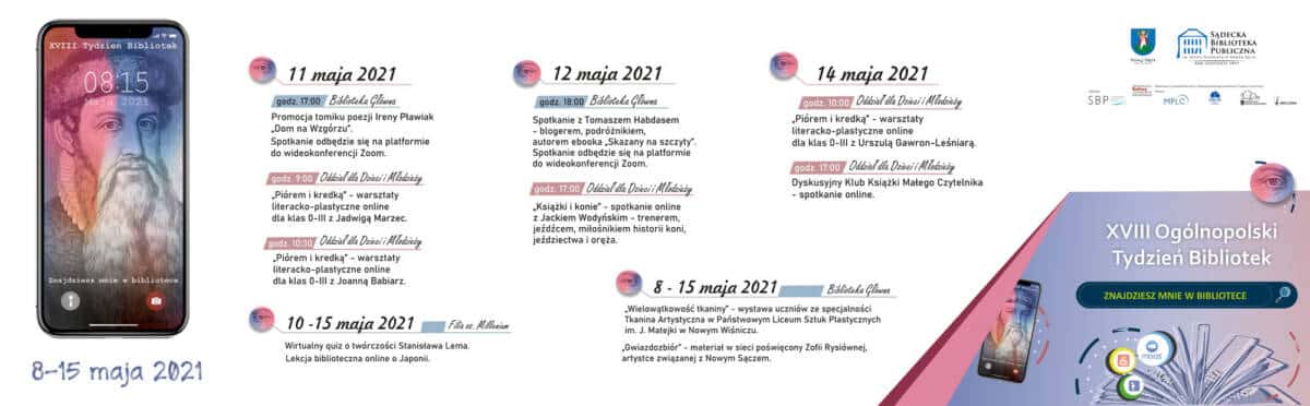 Ogólnopolski Tydzień Bibliotek w Nowym Sączu 2021