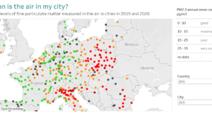 EEA: Nowy Sącz na pierwszym miejscu w Europie pod względem zanieczyszczenia powietrza PM2.5
