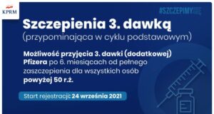 Premier: osoby po 50. roku życia i medycy będą mogli otrzymać trzecią dawkę szczepionki