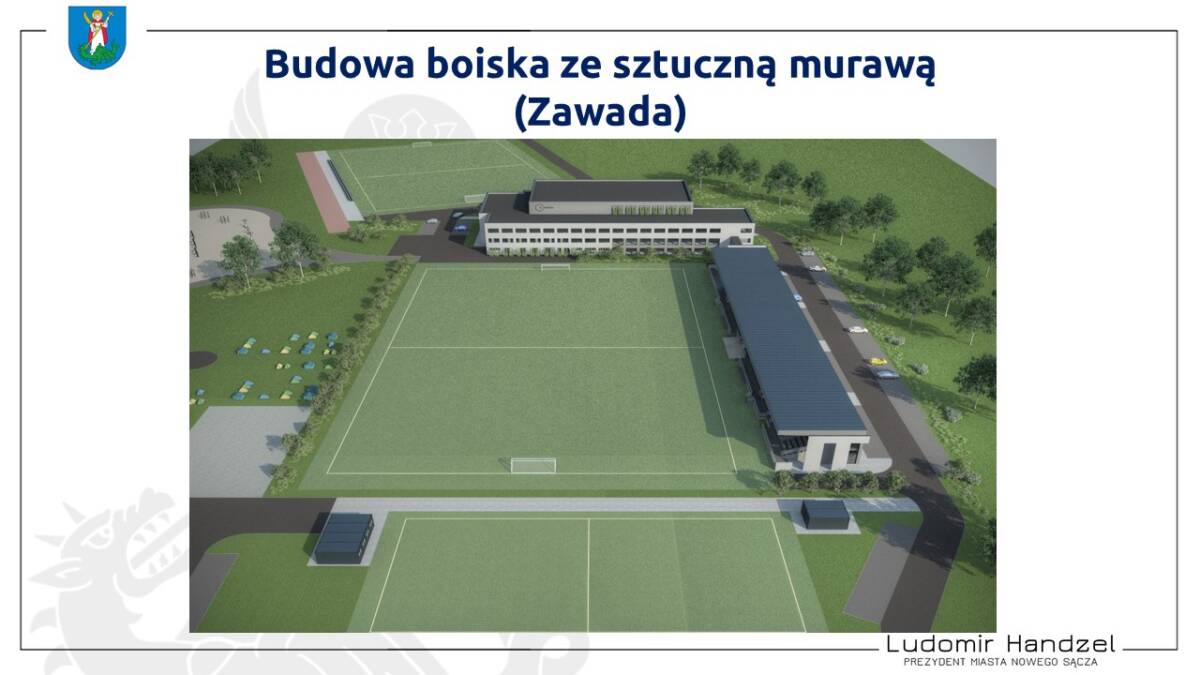boisko w Zawadzie Nowym Sączu