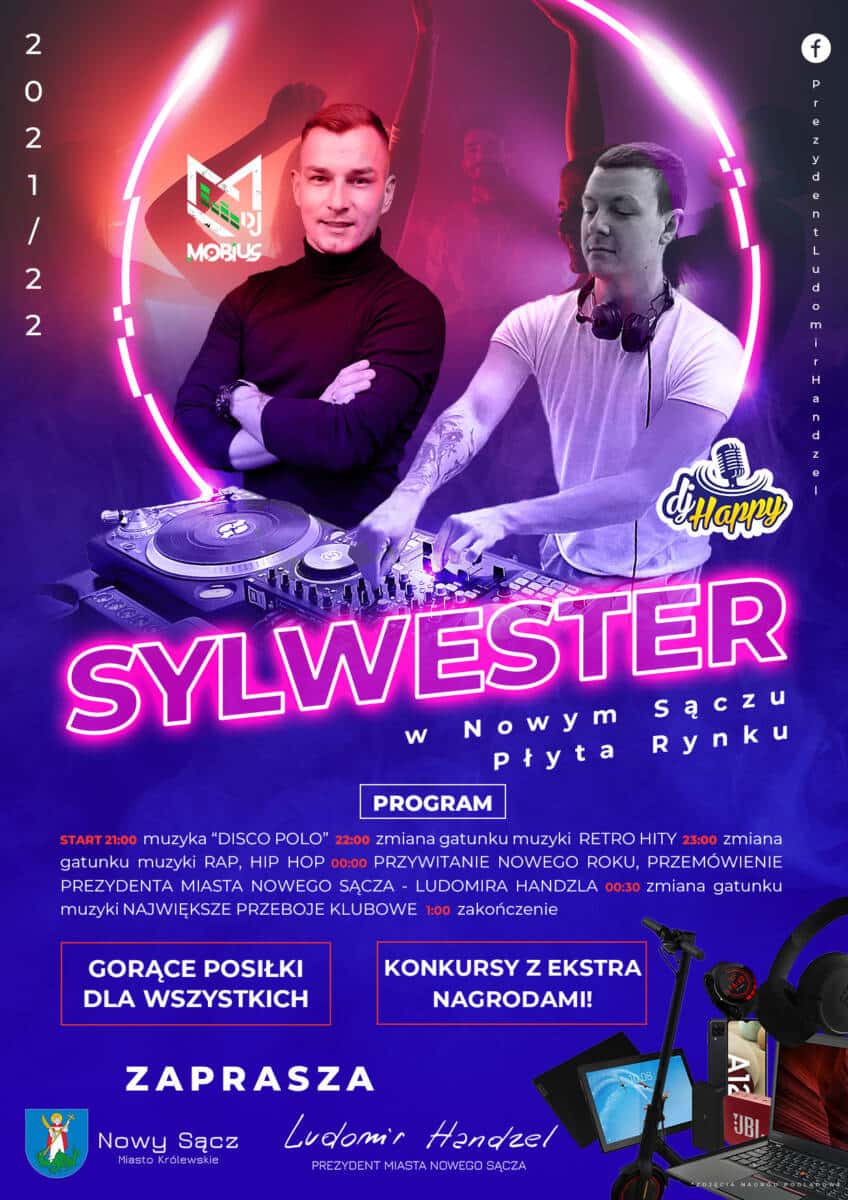 sylwester w Nowym Sączu 2021