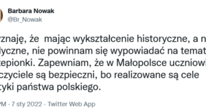 Niedzielski o słowach małopolskiej kurator oświaty: takie osoby nie powinny ponosić odpowiedzialności za edukację
