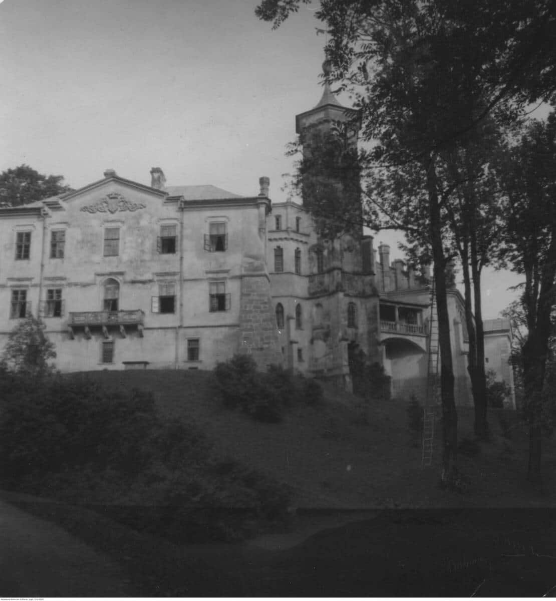 1932. Nawojowa. Pałac Stadnickich.