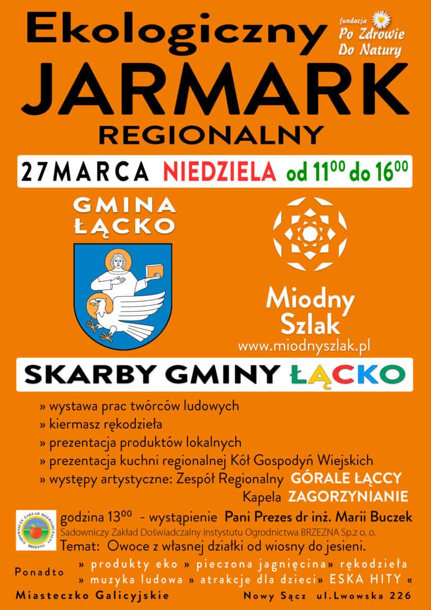 Ekologiczny Jarmark Regionalny na Miodnym Szlaku Nowy Sącz 27 marca 2022