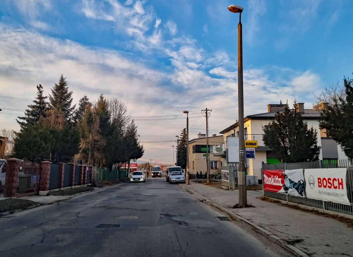 przebudowa ulicy Jana Pawła II w Nowym Sączu