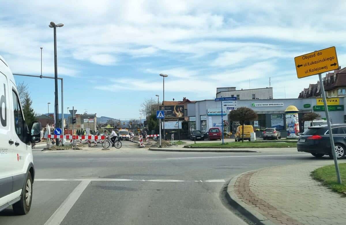 remont Nawojowskiej w Nowym Sączu