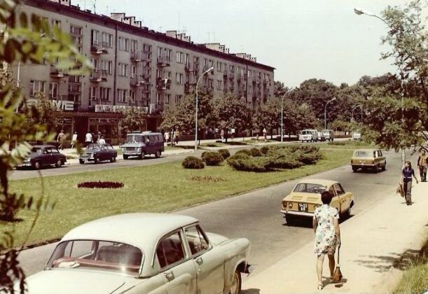 poczt&oacute;wki PRL z Sącza Aleje Wolności