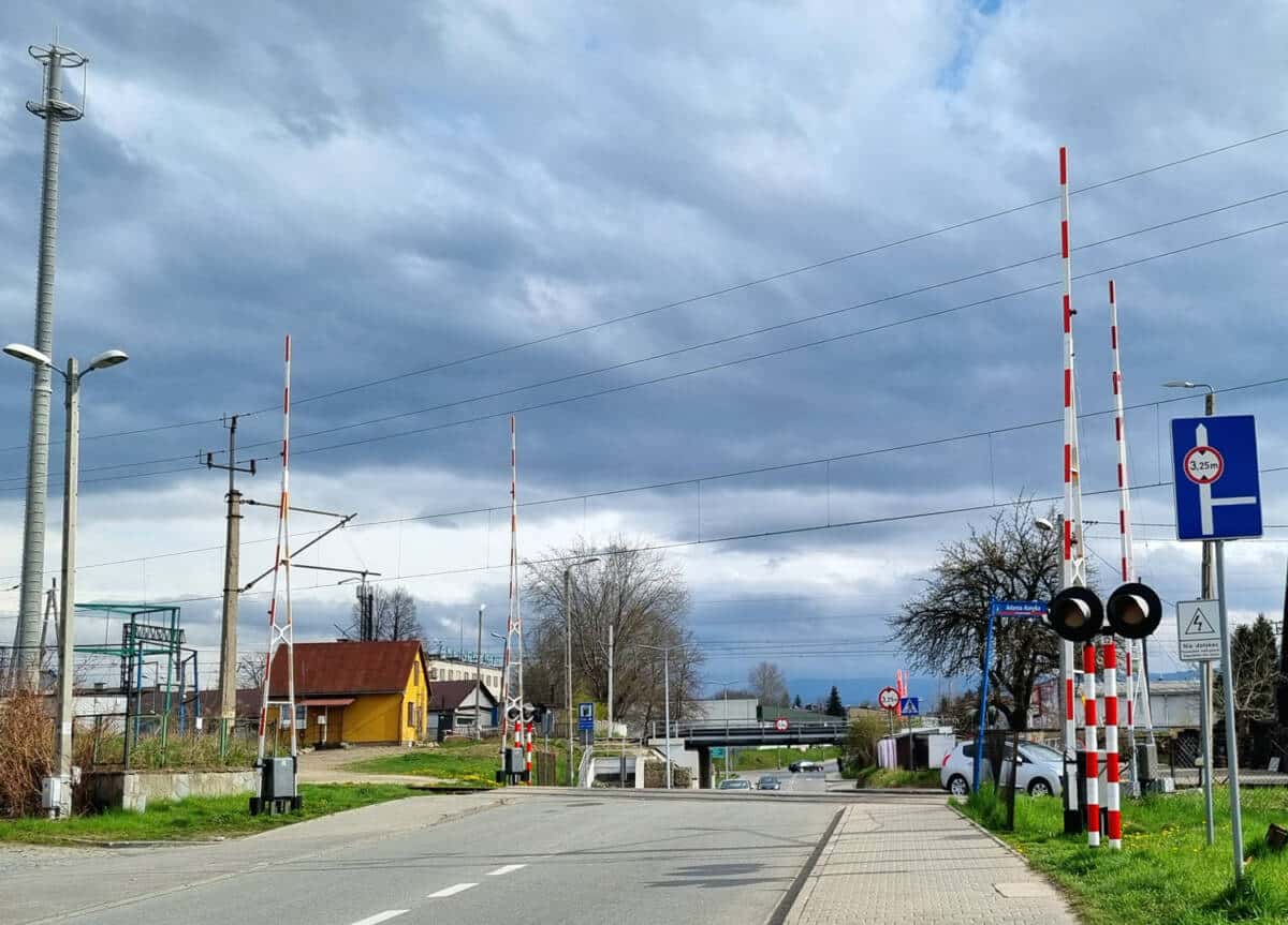 w tym miejscu powstanie nowy wiadukt kolejowy w Nowym Sączu