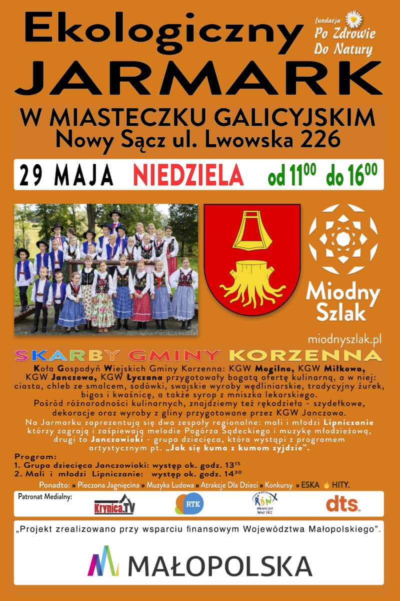 jarmark ekologiczny w Nowym Sączu