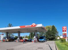 stacja paliw Orlen przy ul. Krakowskiej w Nowym Sączu