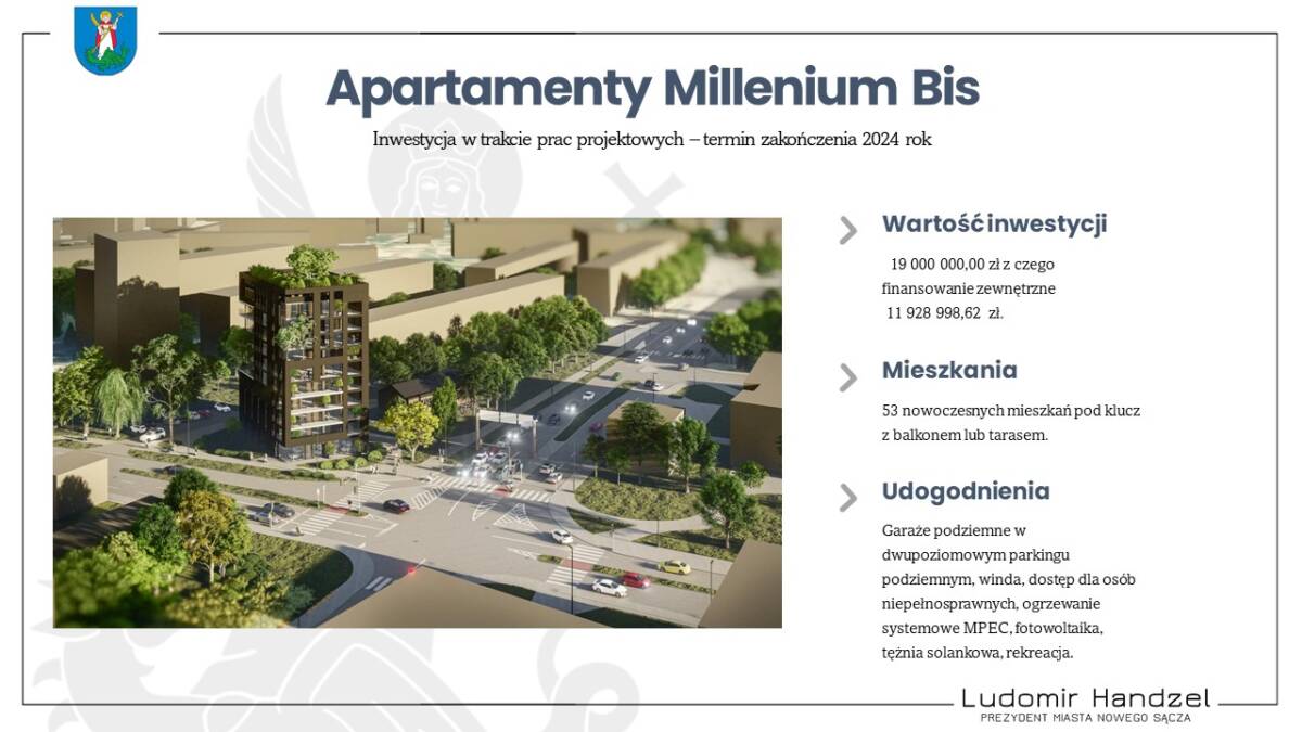 inwestycje STBS w Nowym Sączu Millenium