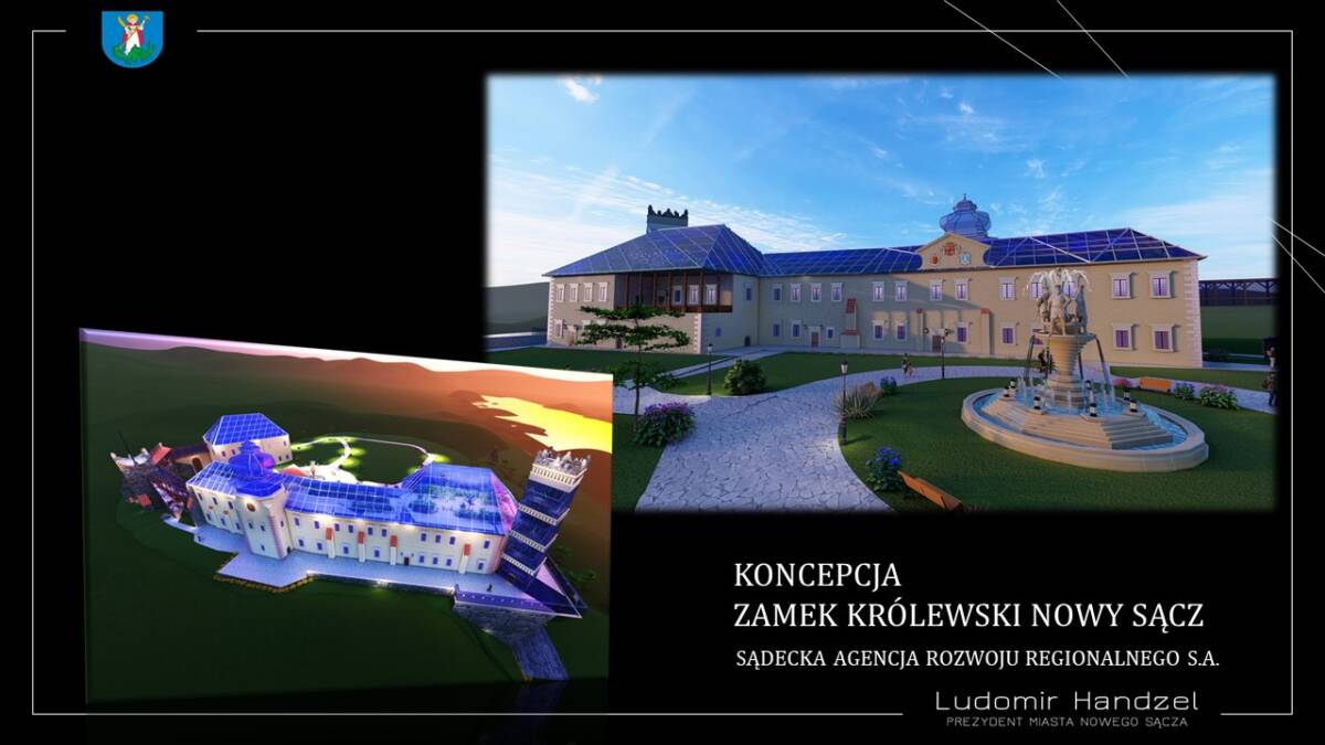 odbudowa zamku Nowy Sącz