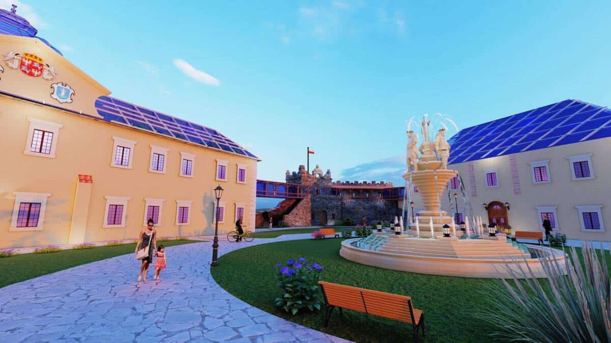 odbudowa zamku Nowy Sącz koncepcja