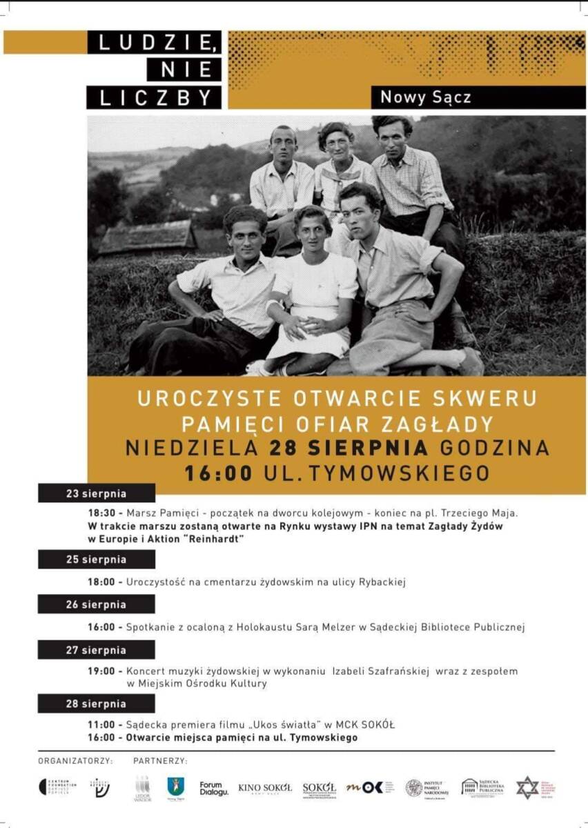 Skwer Pamięci Ofiar Zagłady Nowy Sącz