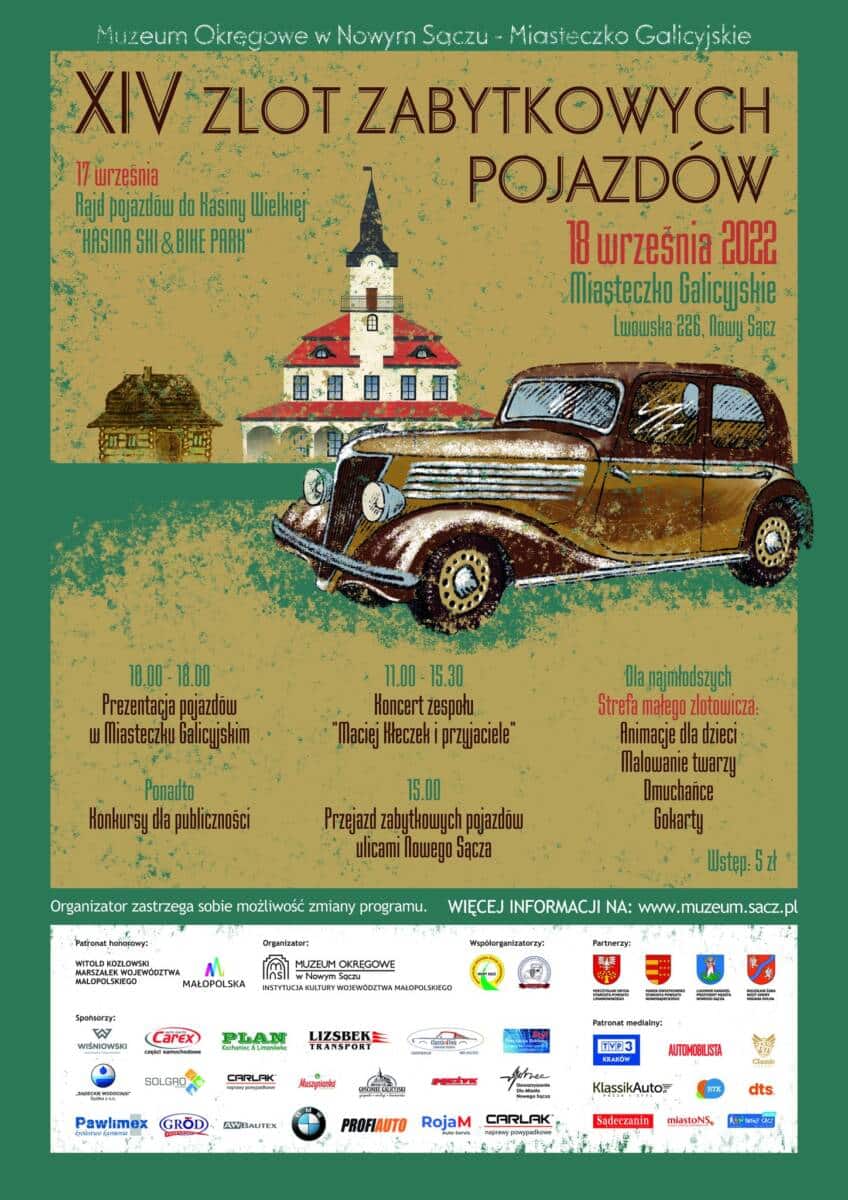 XIV Zlot Zabytkowych Pojazdów w Miasteczku Galicyjskim