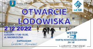 Na lodowisku przy ul. Nadbrzeżnej rozpoczynają sezon zimowy Na lodowisku przy Nadbrzeżnej w Nowym Sączurozpoczynają sezon zimowy