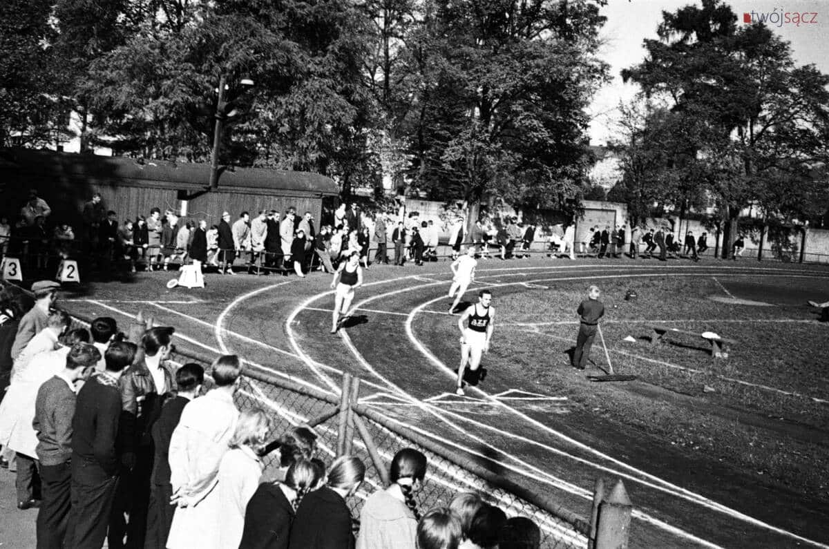 zawody sportowe w Nowym Sączu, lata 60.