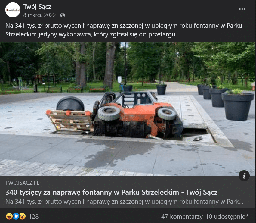 najpopularniejsze 2022 na fanpage Twój Sącz