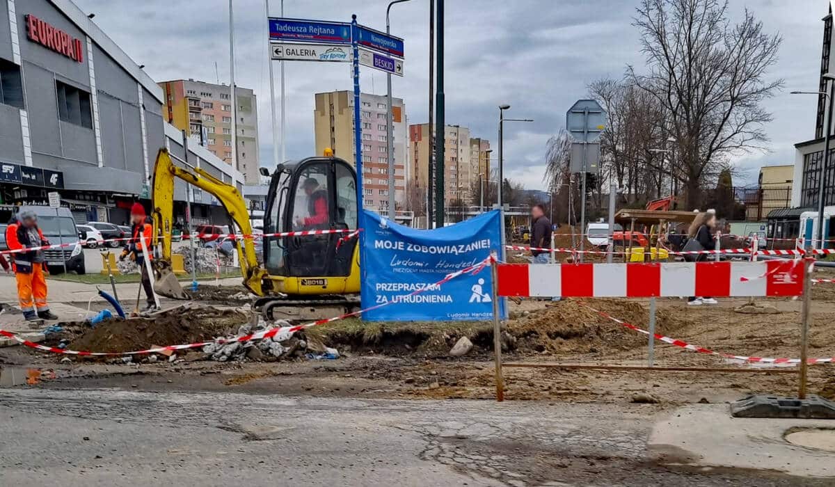 rozpoczyna się remont ulicy Grodzkiej w Nowym Sączu