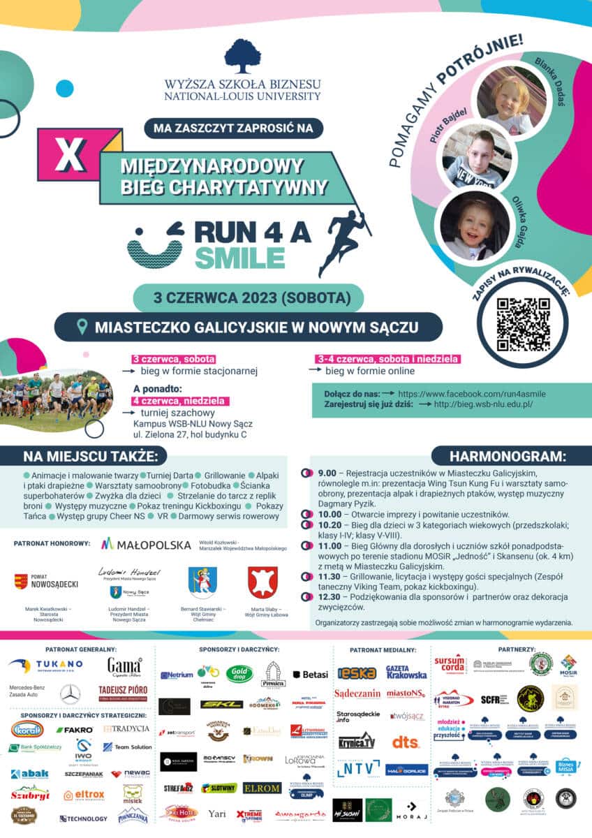 Run 4 a Smile bieg po uśmiech 2023
