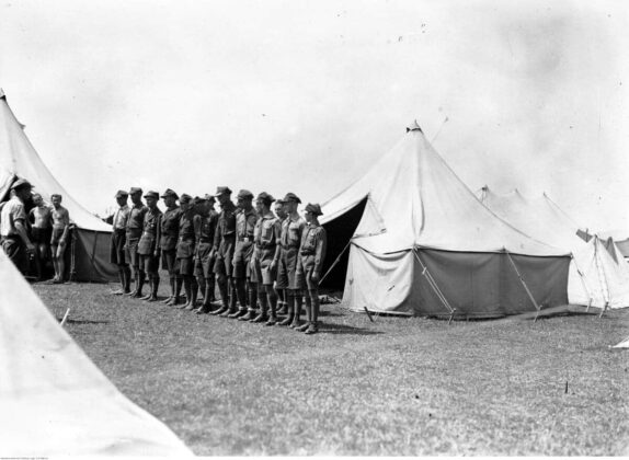 Obóz harcerski w lipcu 1933 w Nowym Sączu