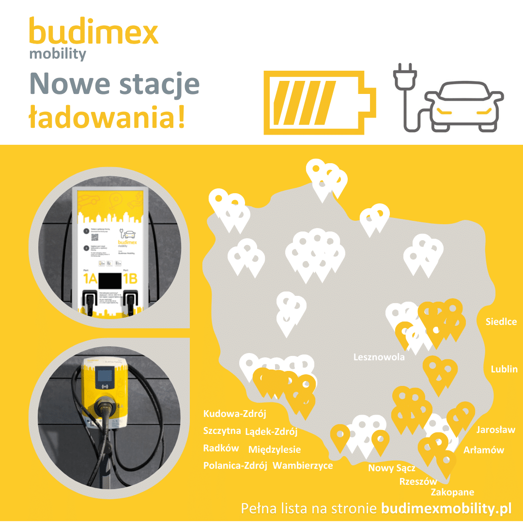 Nowy Sącz ładowanie elektryka