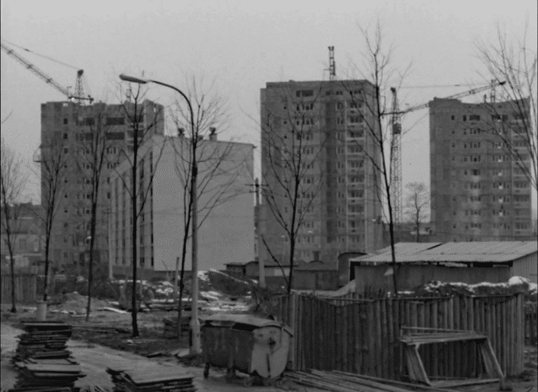 województwo nowosądeckie 1977 - Nowy Sącz budowa osiedla Millenium