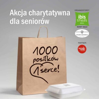 Charytatywnej Akcja"1000 posiłków, jedno serce" na Rzecz Seniorów w Nowym Sączu