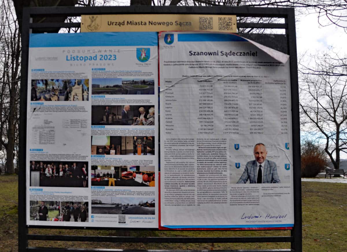 tablice reklamowe Ludomir Handzel Nowy Sącz