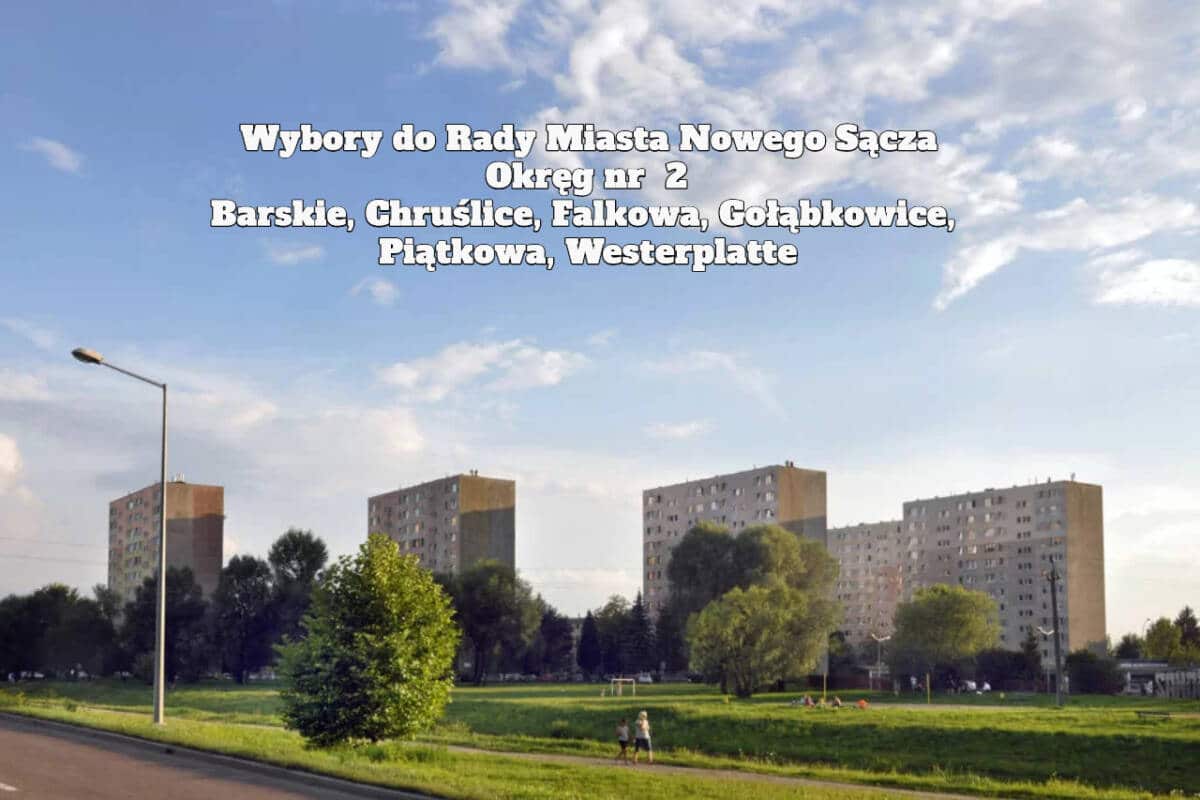 okręg 2 kandydaci Sącz