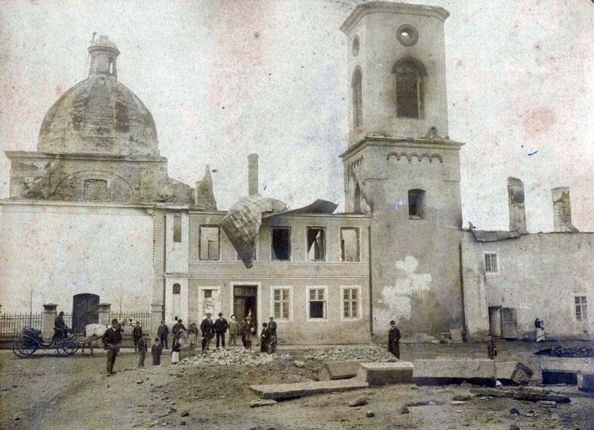 wielki pożar Nowego Sącza 1894, ul. Pijarska