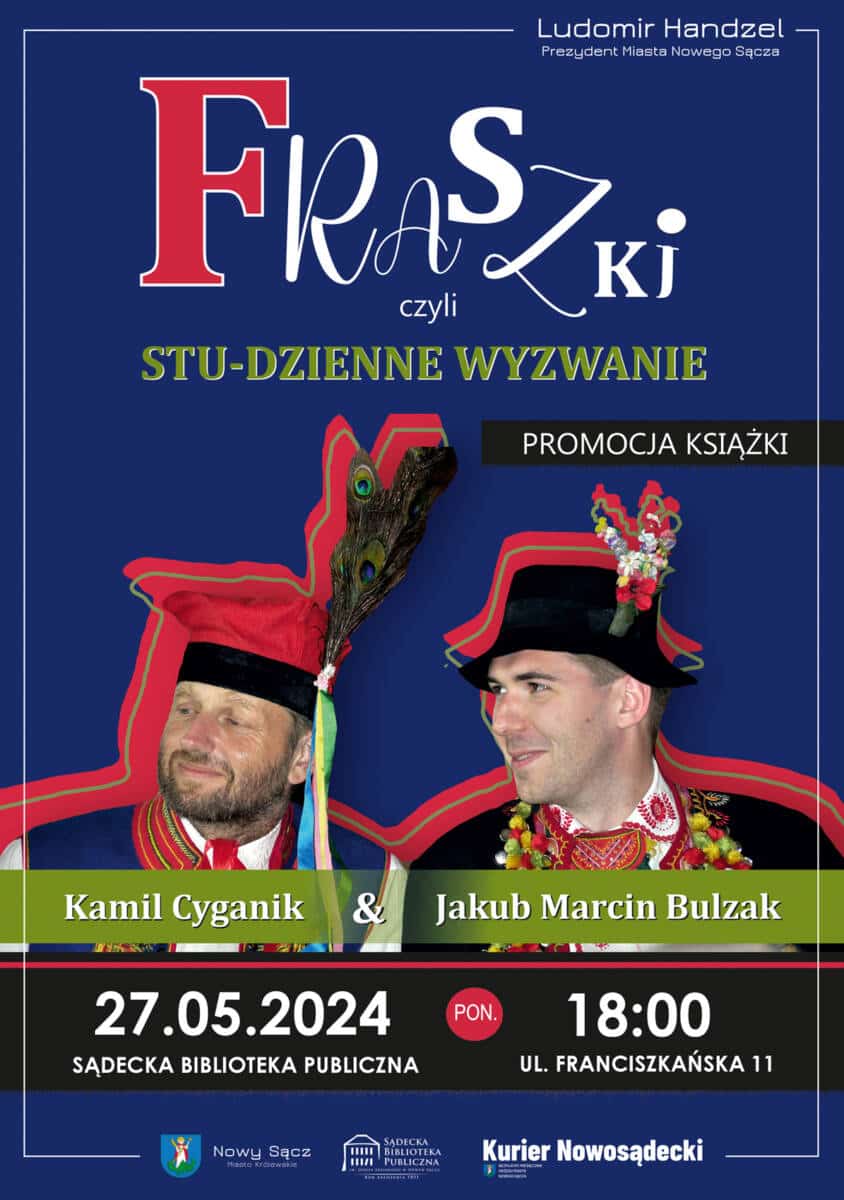 Promocja tomiku fraszek Jakuba Bulzaka i Kamila Cyganika