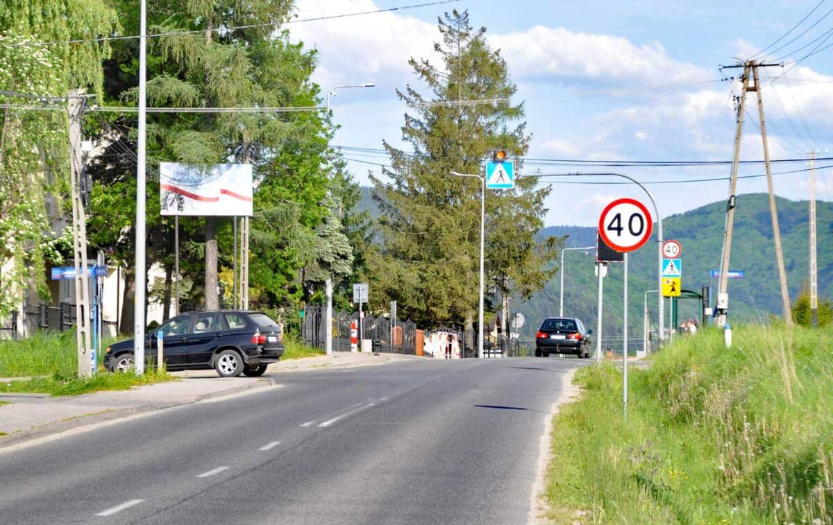 rondo osiedle Poręba Mała Nowy Sącz ul. Mała Poręba