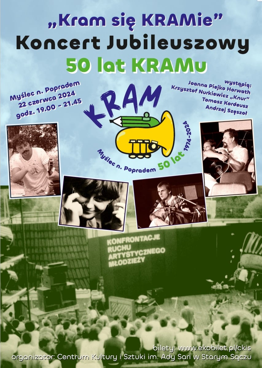 KRAM Myślec nad Popradem koncert jubileuszowy 50 lat KRAMu